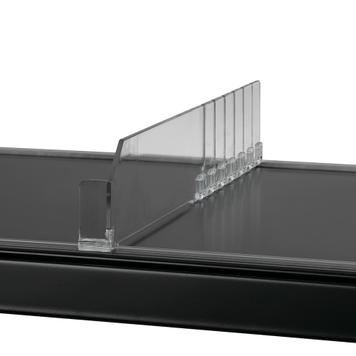 Series MR Curved Shelf Divider With Break Points