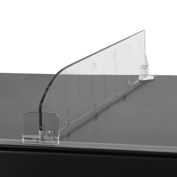 Series SR Curved Shelf Divider With Stopper