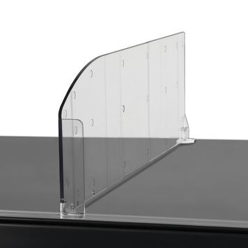 Series SR Curved Shelf Divider With Stopper