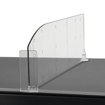Series SR Curved Shelf Divider With Stopper