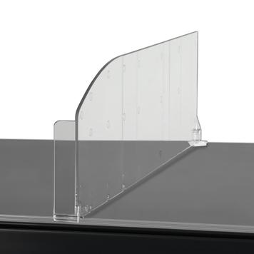 Series SR Curved Shelf Divider With Stopper