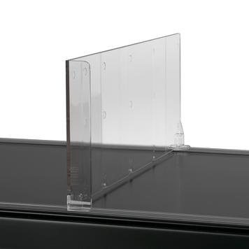 Series SR Straight Shelf Divider With Stopper