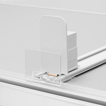 Series VI Wide Stock Pusher With Full-Height Stopper