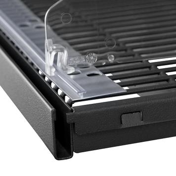 Series PEK Shelf Divider Rail With Cutouts