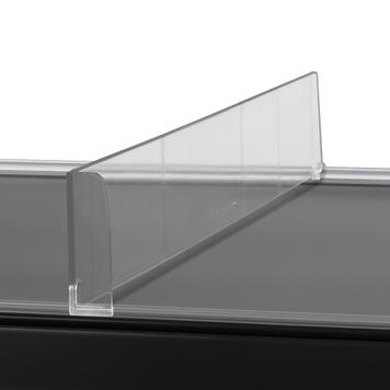 Series MP Straight Shelf Divider With Product Stopper