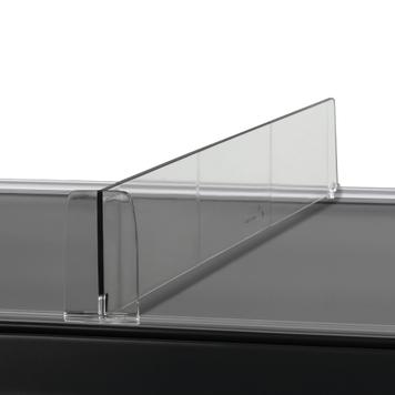 Series MP Straight Shelf Divider With Product Stopper