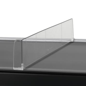 Series MP Straight Shelf Divider With Product Stopper