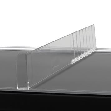 Series MP Straight Shelf Divider With Stopper, With Break Points
