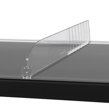 Shelf Divider with Central Stopper