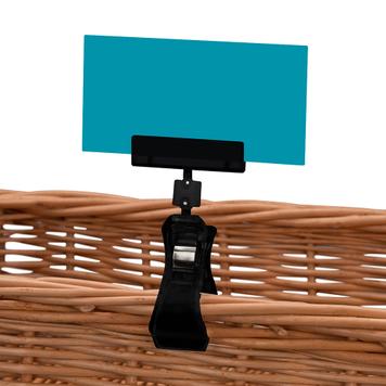 Large Price Card Holder With Clamp