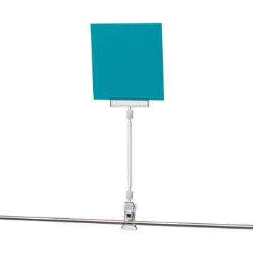 Price Card Holder With Rod and Clamp