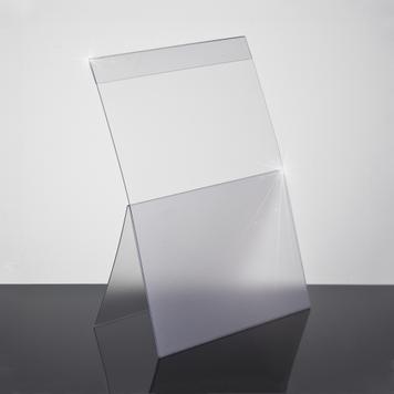 Angled PVC Sign Holder