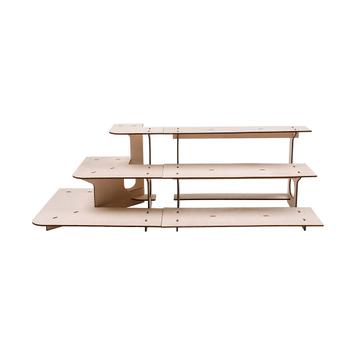 Wooden Table Display Rack