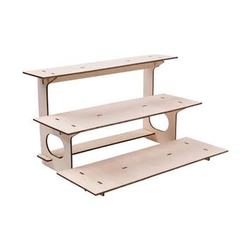 Wooden Table Display Rack