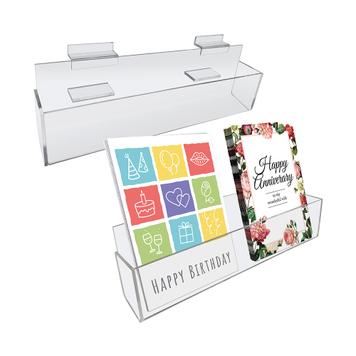 Acrylic Slatwall Greeting Card Display