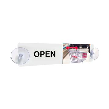 Sliding Open/Closed Door Sign