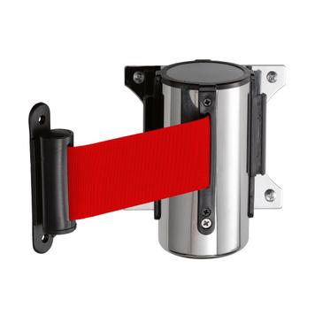 Wall-Mounted Retractable Barrier Tape
