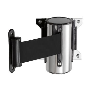 Wall-Mounted Retractable Barrier Tape
