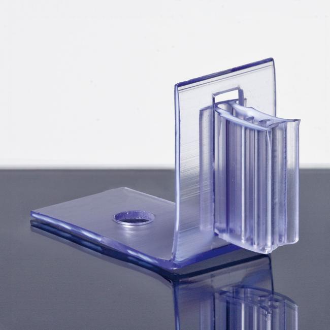 Sign Gripper for Perforated Shelving | Flag Sign Holder