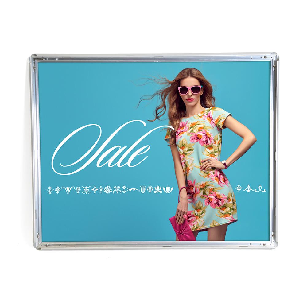 Black Anodized Aluminum Snap Frame | 1