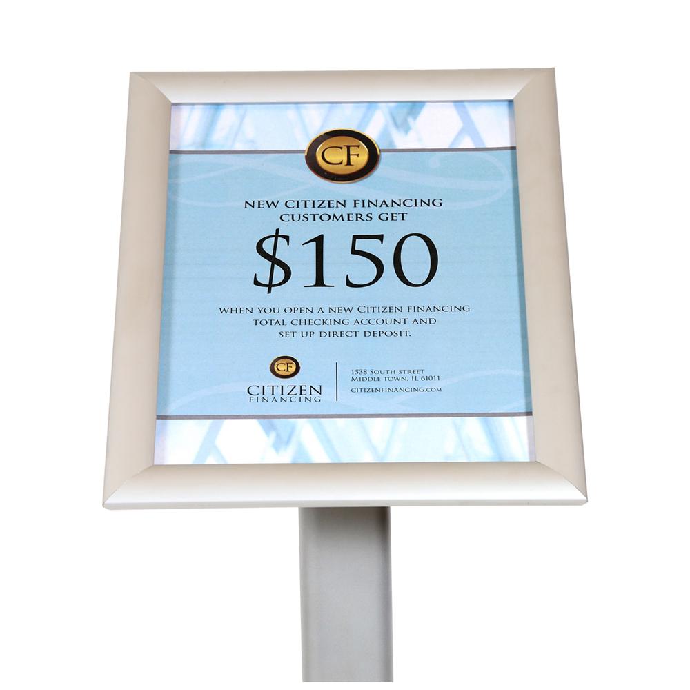 Curved Sign Stand | 8.5