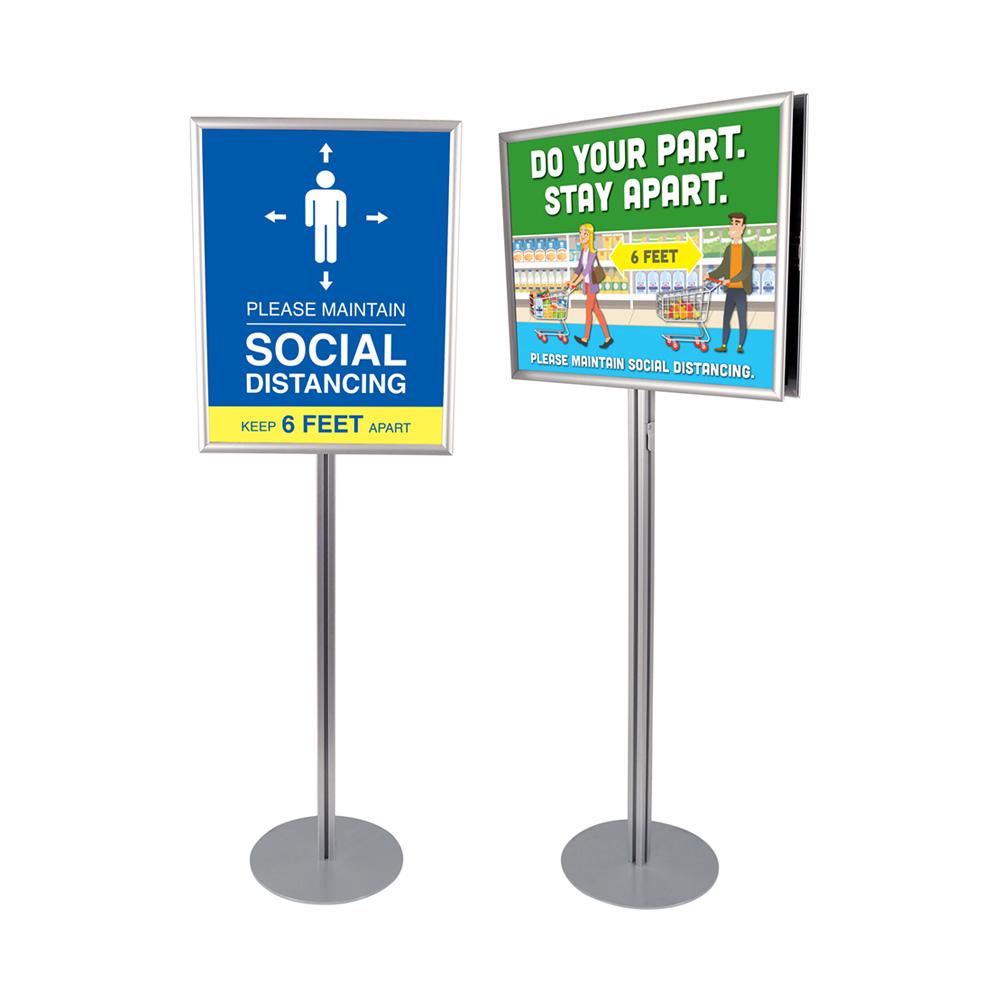 Fresh Series Freestanding Poster Stand | Various Sizes