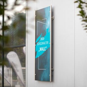 Wall Mounted Inox Banner System