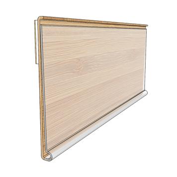 Series DBR Wood Look Shelf Edge Strip