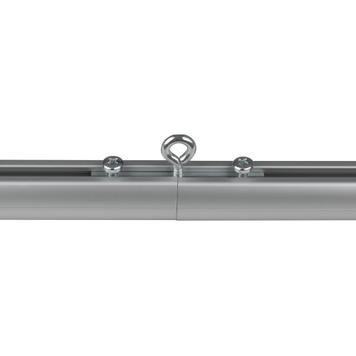 Metal Connector with Hanging Eyelet for Poster Rail