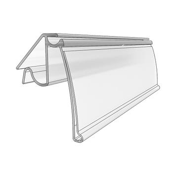 Series BE/M Shelf Edge Strip, 1" Ticket Height