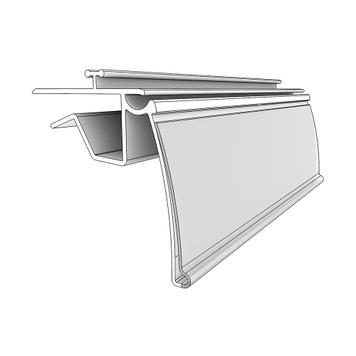 Shelf Edge Strip Series GLS with Front Divider Rail