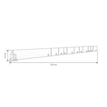 Series KD Shelf Divider With Break Points