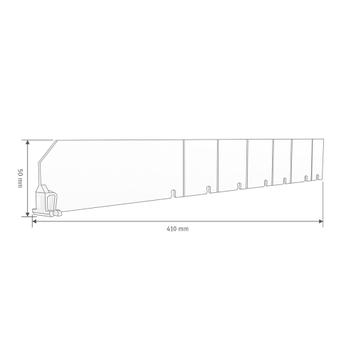 Series KD Shelf Divider With Break Points
