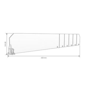 Series KD Shelf Divider With Break Points