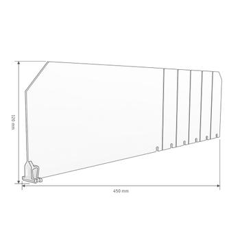 Series KD Shelf Divider With Break Points