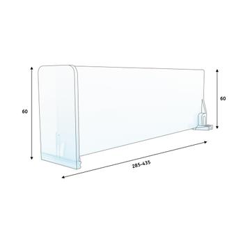 Series SR Straight Shelf Divider With Stopper