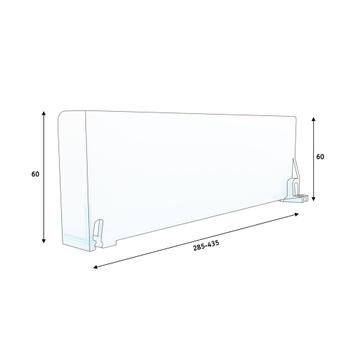 Series SR Straight Shelf Divider With Stopper