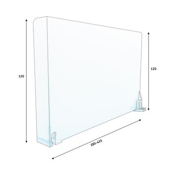 Series SR Straight Shelf Divider With Stopper