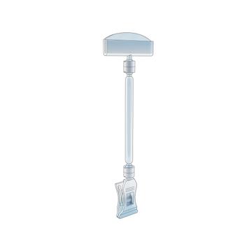 Price Card Holder With Rod and Clamp