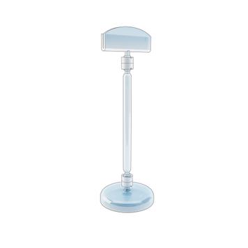Large Price Card Sign Holder With Circular Base