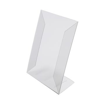 PVC Slant Back Sign Holder