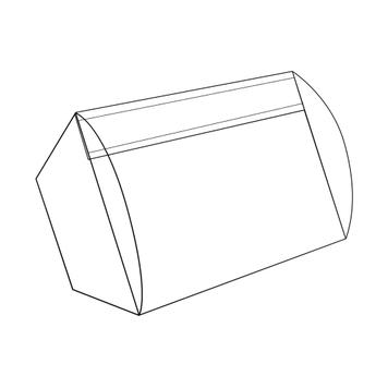 Angled Sign Holder Convex