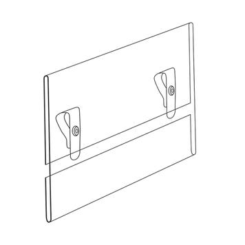 Sign Holder for Vertical Panels - 5.5 x 3.5