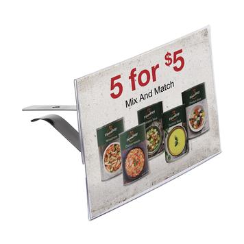 Sign Holder for Horizontal Panels - 5.5 x 3.5