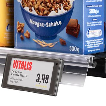 Hinged Mounting Rail for Hanshow Nebular Electronic Shelf Labels