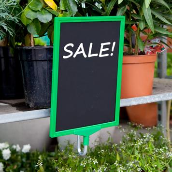Plastic Poster Frame Holder for Plant Containers