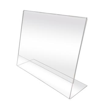 Acrylic Slant Back Sign Holder