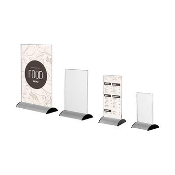 Menu Card Holder with Aluminum Stand
