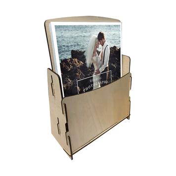 Wooden Brochure Holder, Letterhead Size