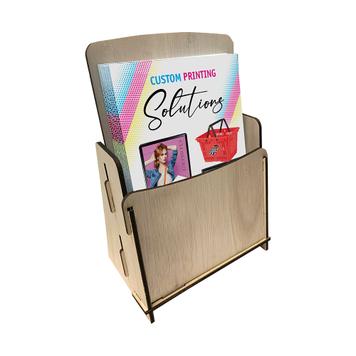 Wooden Brochure Holder, Half Letterhead Size